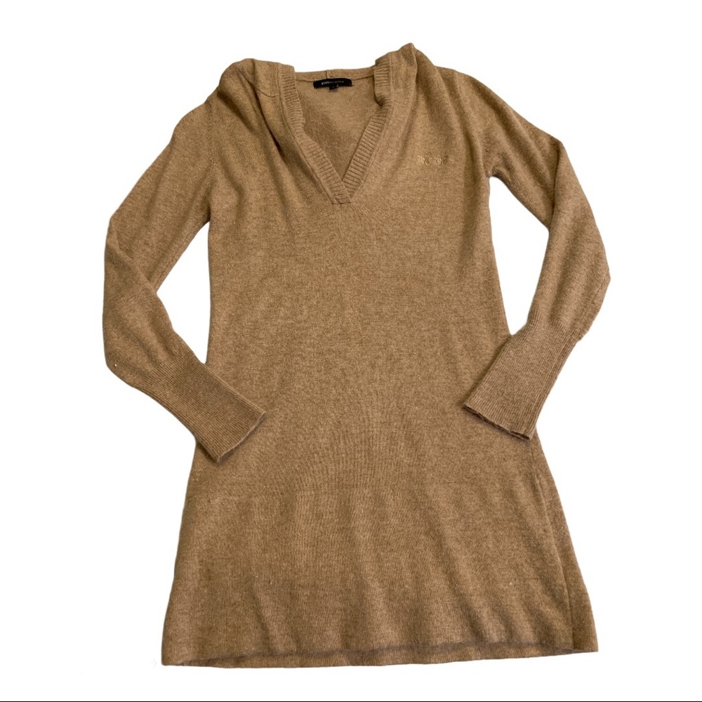BCBG Hooded Tunic Sweater